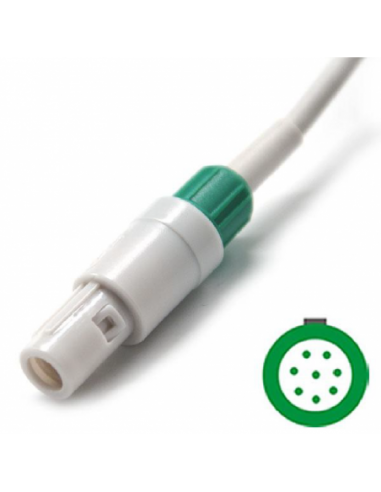 Adaptador SPO2 Newtech / GMI (8 pin...