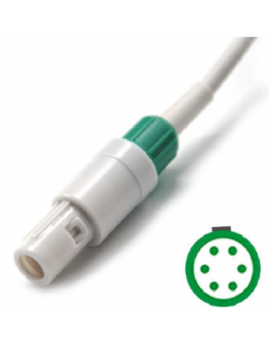 Adaptador SPO2 Zondan (6 pin Nellcor...