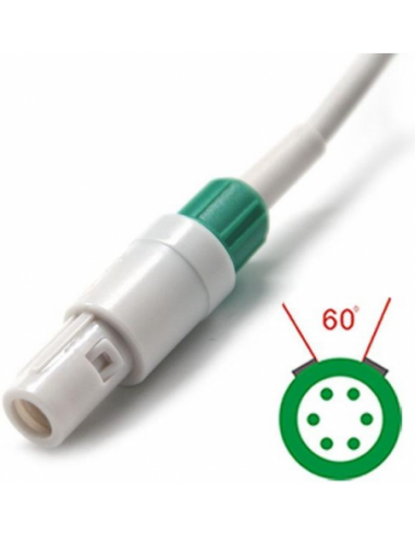 Sensor SPO2 Mindray Masimo (6 pines 60°)