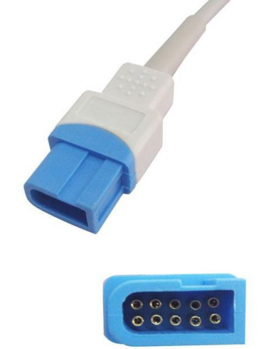 Sensor SPO2 Spacelabs (10 pines)