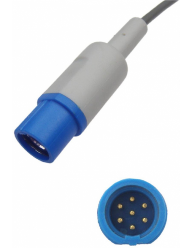 Sensor SPO2 Siemens Drager (7 pines)