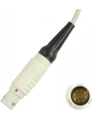 Sensor SPO2 Siemens Drager (8 pines)