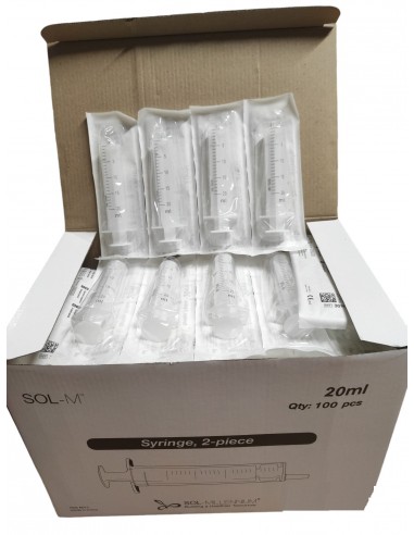 Jeringa Sol-M 2 piezas. Cono...