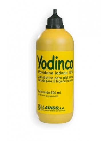 Yodinco povidona yodada. Envase de 500ml