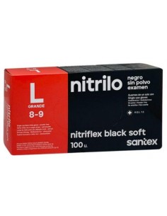 Guantes de nitrilo sin...