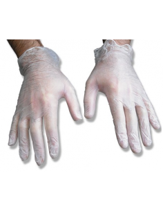 Guantes de vinilo sin polvo...