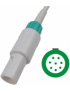 Cable ECG Huntleigh (8 pines)