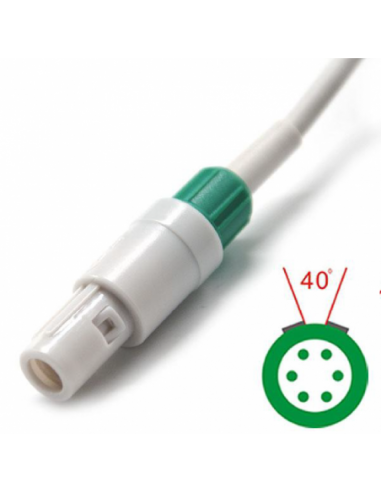 Adaptador SPO2 Newtech / GMI (6 pin...